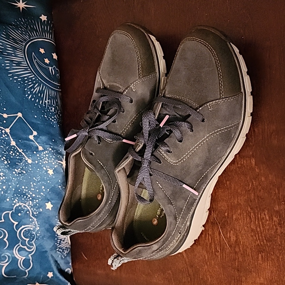 Clark's Waterproof Wave Walk Navy Blue Size 9 - Picture 1 of 5